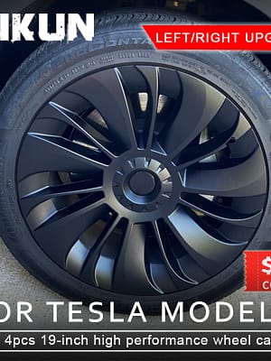4PCS Hub Cap Car Replacement Wheel Cap for Tesla Model Y 2021 2022